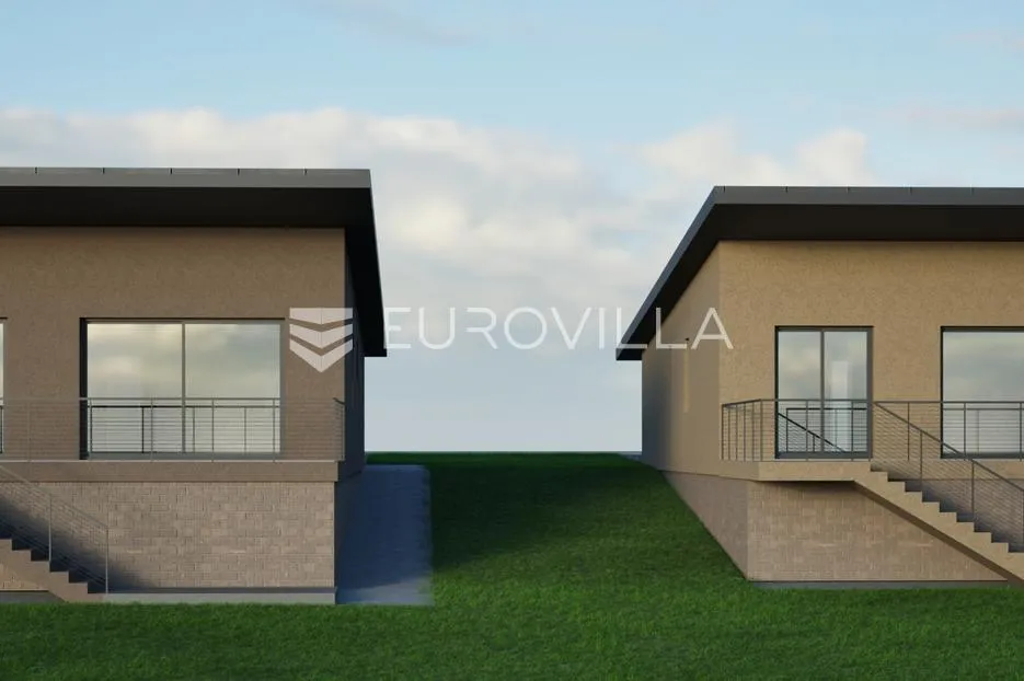 aljmaš, zemljište s pogledom na dunav s projektom za kuću, 928 m² ili 1780 m² - slika 2