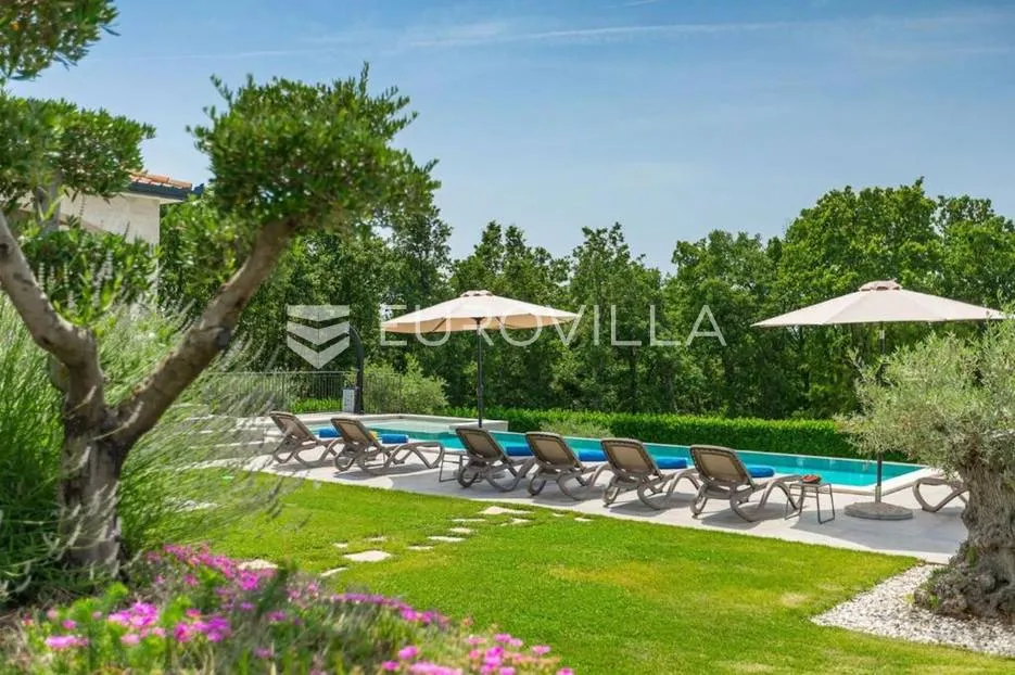 vižinada, rustikalna vila s bazenom i panoramskim pogledom na more - slika 16