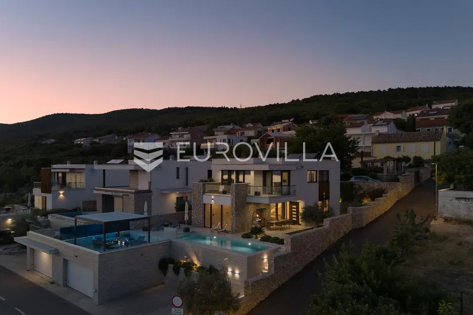 crikvenica, luksuzna vila, kuća, 280 m², okućnica 526 m², pogled na more - slika 23