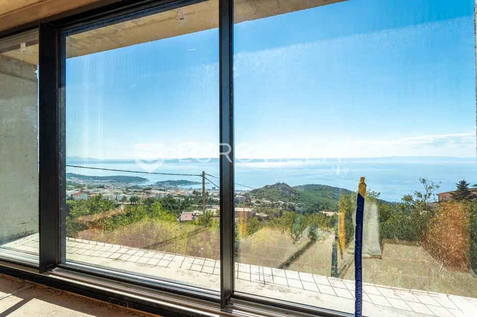 Makarska, Veliko Brdo, luksuzna vila s bazenom i panoramskim pogledom na cijelu Makarsku i Jadran - Veliko Brdo, Makarska