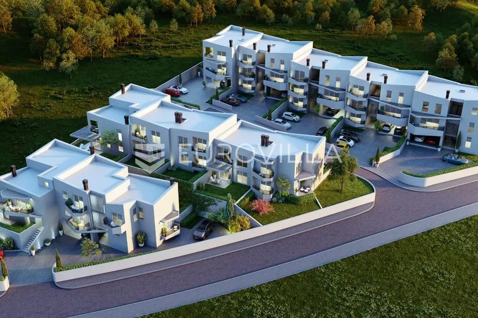 Istra, Pula, ekskluzivno građevinsko zemljište s dozvolama za 10 modernih zgrada, top lokacija - Valdebek