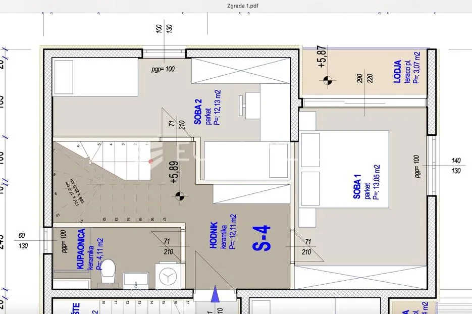 kaštela, penthous 143 m² trosoban stan s teresaom i garažom - slika 13