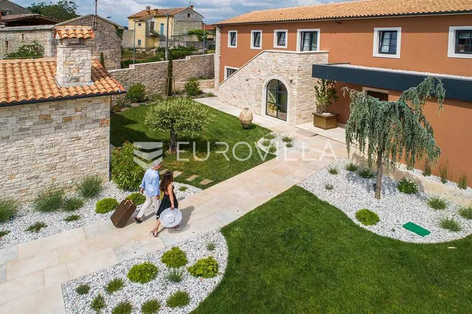 istra, kanfanar, komplex prekrasnih kamenih kuća 1561 m2 na velikoj okućnici - slika 3