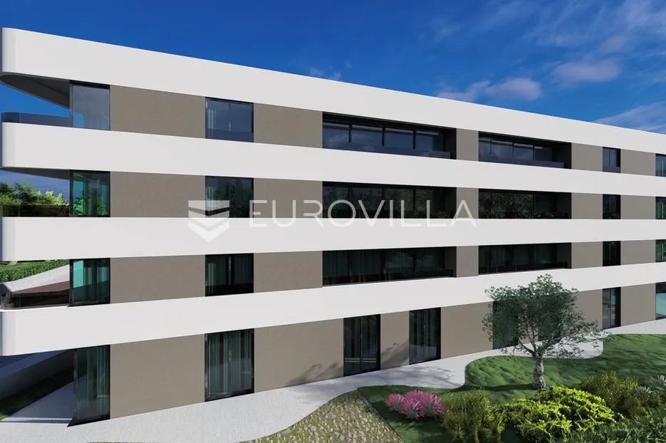 Istra, Tar, NOVOGRADNJA, Luksuzan dvosobni stan NKP 67,57 m2, s prekrasnim pogledom na more i Alpe - Tar, Tar-Vabriga