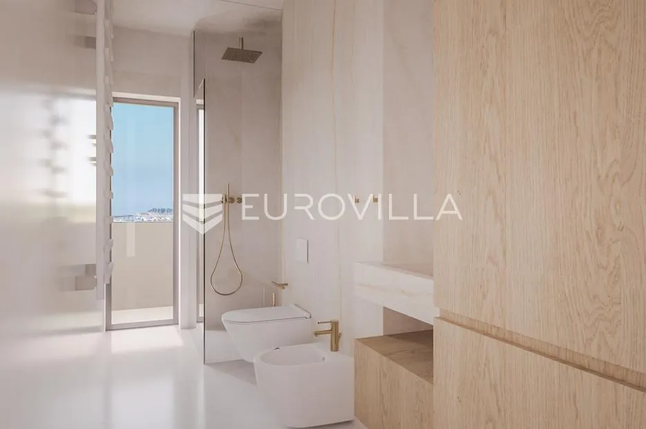 istra, umag — green tower residence, moderan jednosoban stan s terasom na 1. katu - slika 12