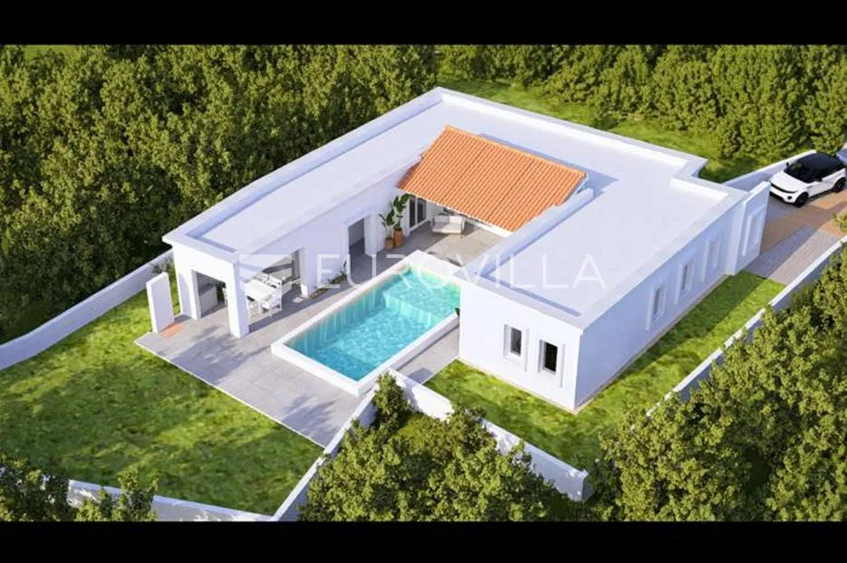 Zadar, Ninski stanovi, moderna kuća s bazenom na mirnoj lokaciji