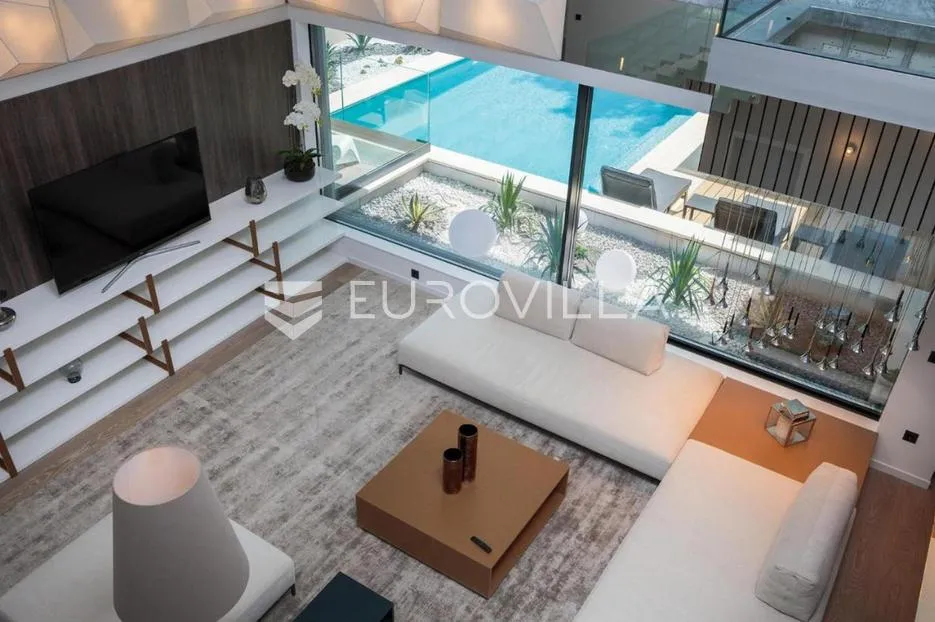 zadar, diklo, prekrasna villa s bazenom i pogledom na more - slika 13