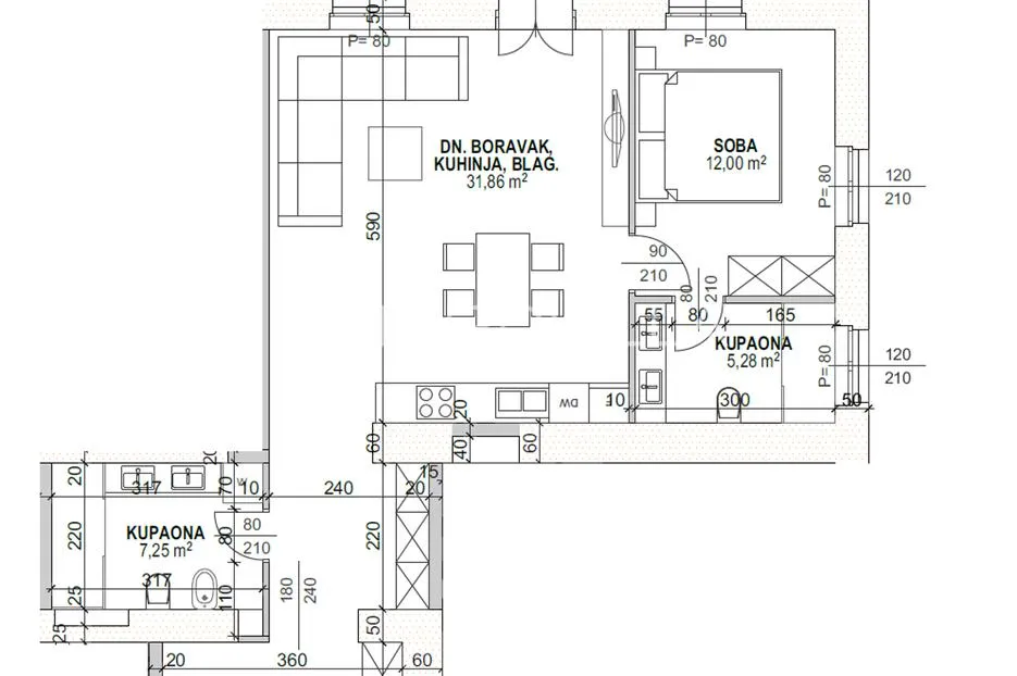 opatija, centar, novouređen luksuzan stan nkp 73,05 m2 - slika 18