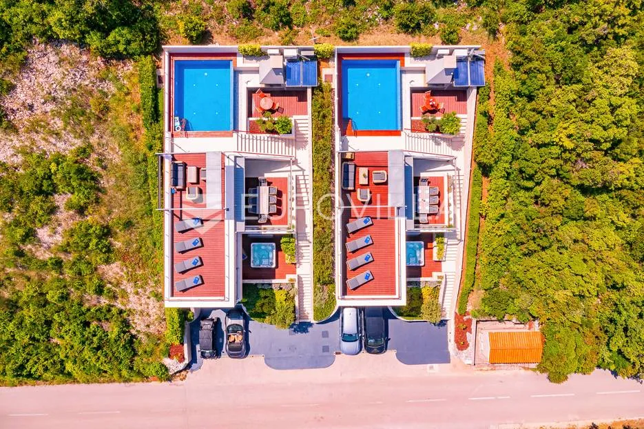 korčula, luksuzne moderne ville blizanke s pogledom na more, jedinstvena ponuda - slika 4