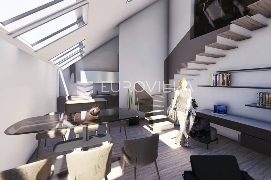 zagreb centar, dvosoban loft / dvoetažan stan - slika 2