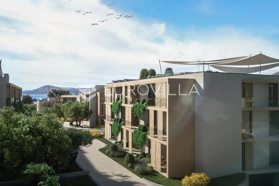 vodice, lijep stan u prizemlju zgrade u izgradnji, a1, 3 - slika 12