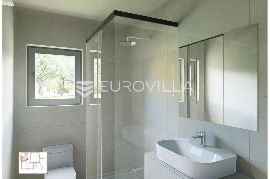 vodice, novogradnja, moderan dvosoban stan s bazenom, 90,13 m² - slika 13