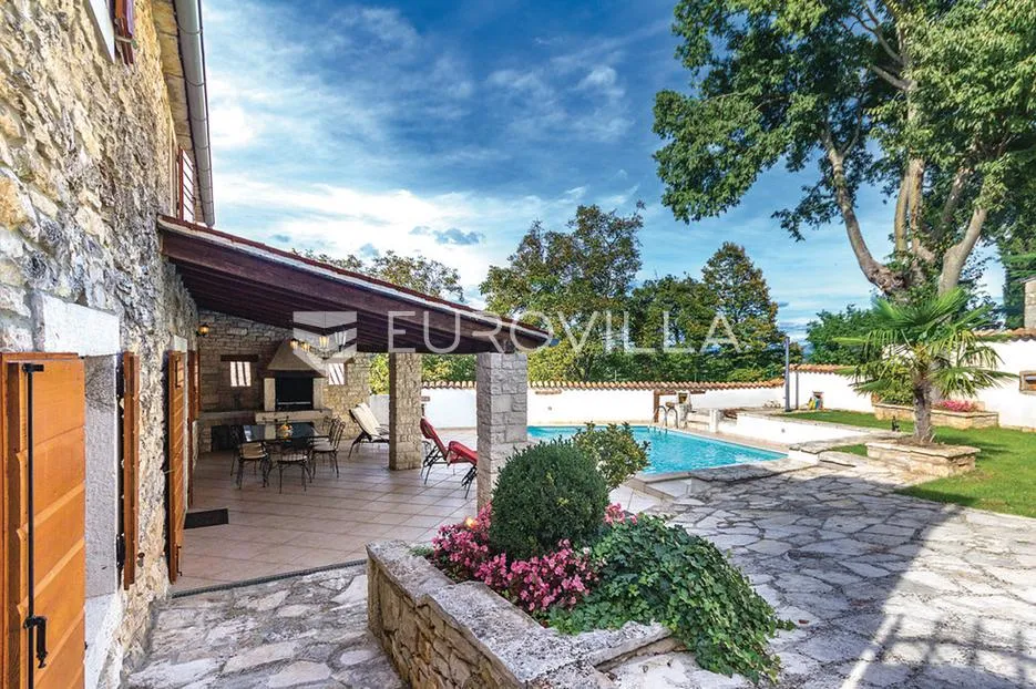 istra, puntera, jedinstvena autohtona istarska kamena 140m2 kuća s bazenom - slika 21