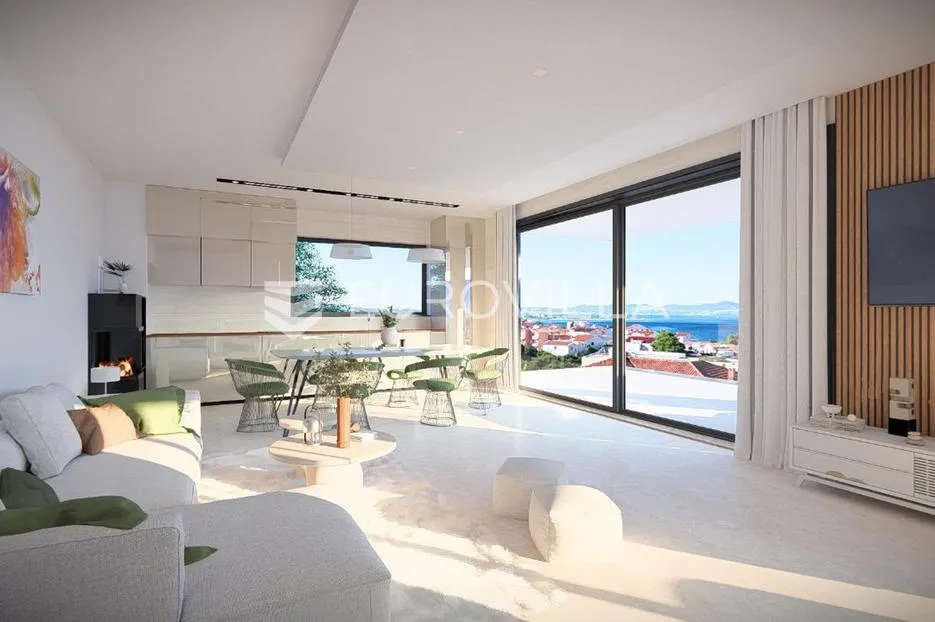 zadar, diklo, luksuzni stan na prvom katu s pogledom na more, 176 m² korisne površine - slika 9