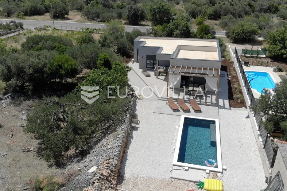 rogoznica, podorljak, novogradnja, moderno uređena kuća s bazenom, 150 m² - slika 29
