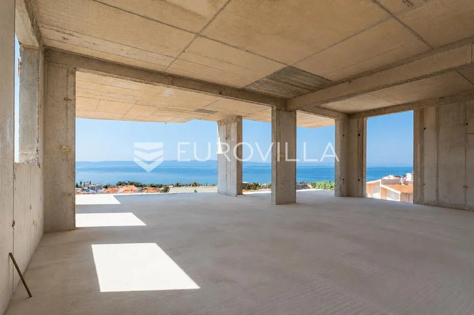 makarska, tučepi, trosoban penthouse s panoramskim pogledom na more - slika 2