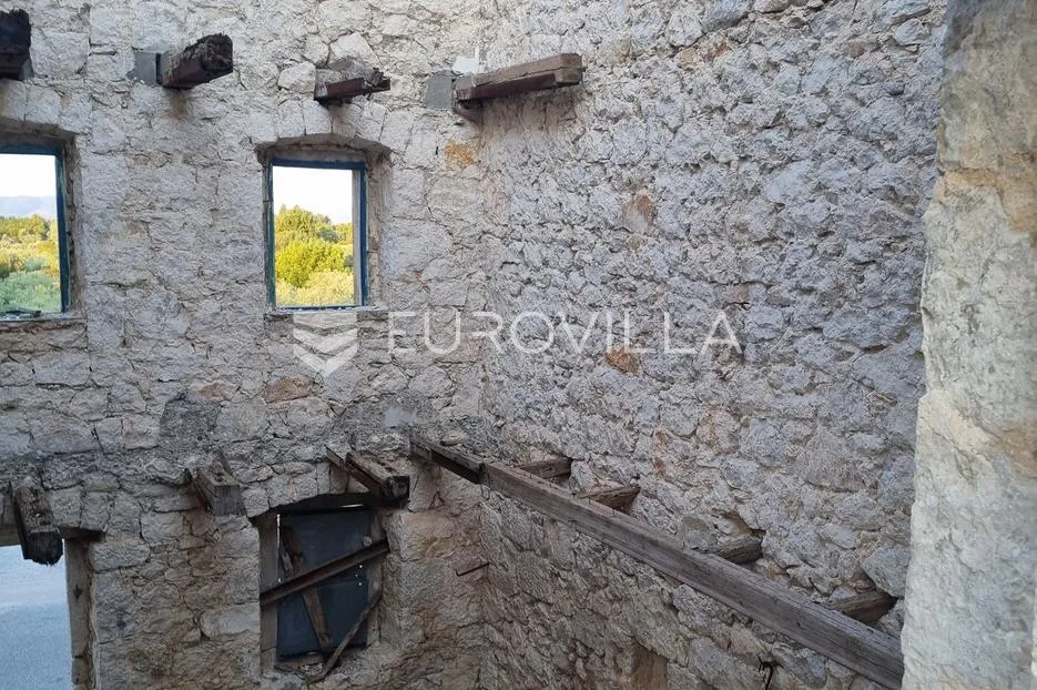 slivno, raba, dvojna kamena kuća za renovaciju - slika 6