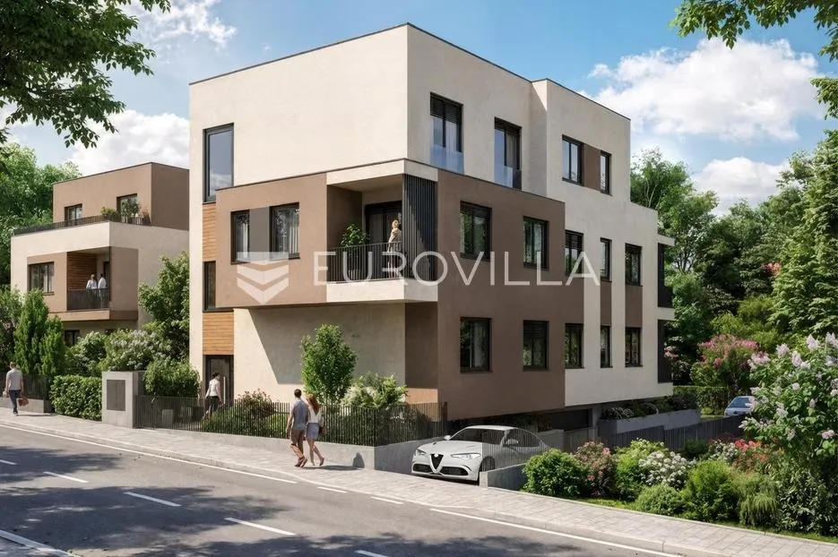 Črnomerec, Jelenovac, NOVOGRADNJA, četverosoban penthouse 91 m² plus parkirno mjesto u garaži - Zagreb