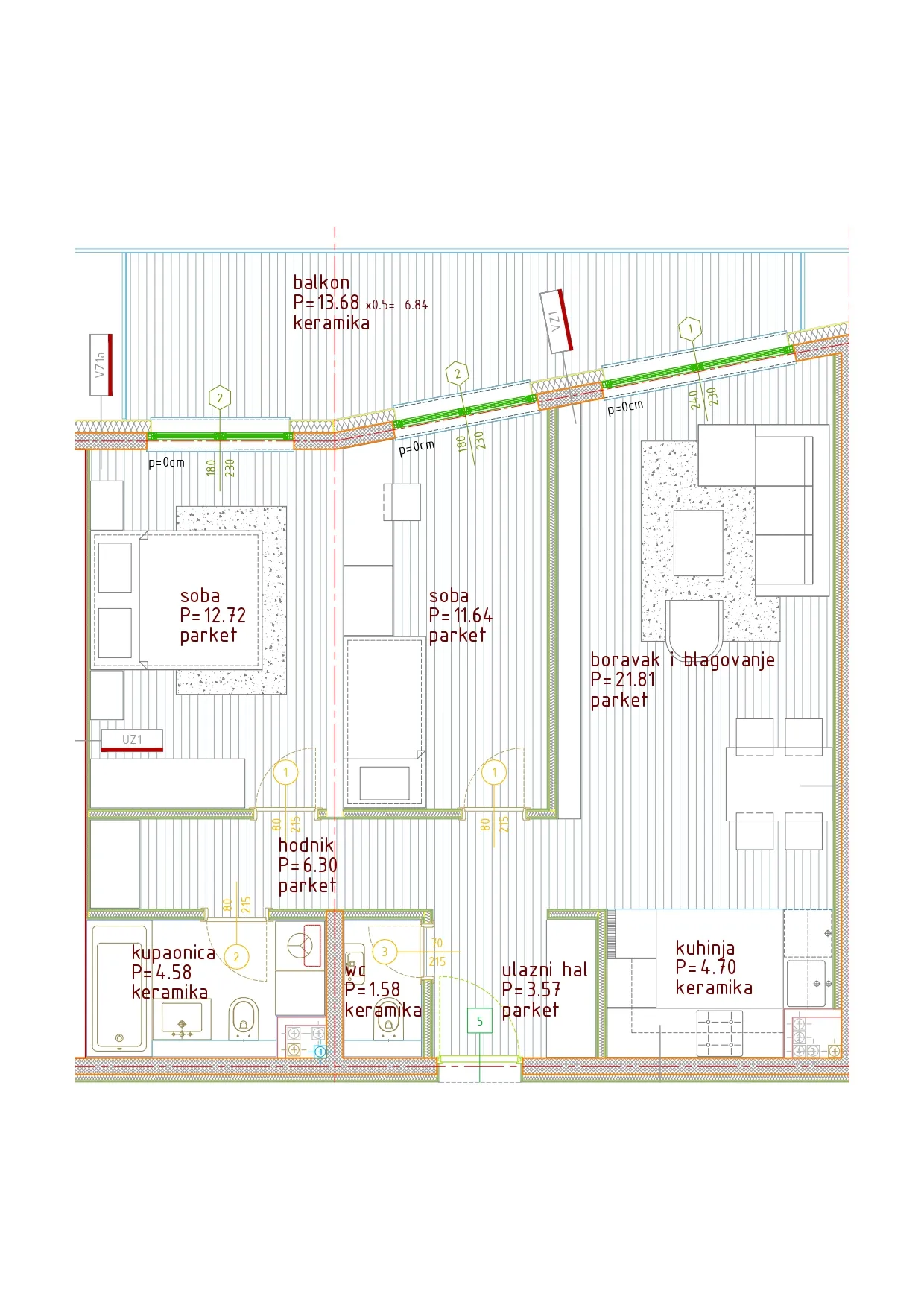 istra, poreč - dvosoban stan na 3.katu moderne novogradnje nkp 85m2 - slika 17