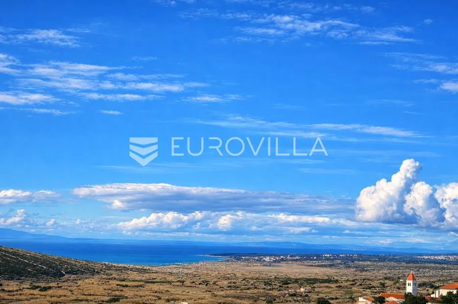 pag, kolan, građevinsko zemljište s panoramskim pogledom, 1597 m² - slika 2
