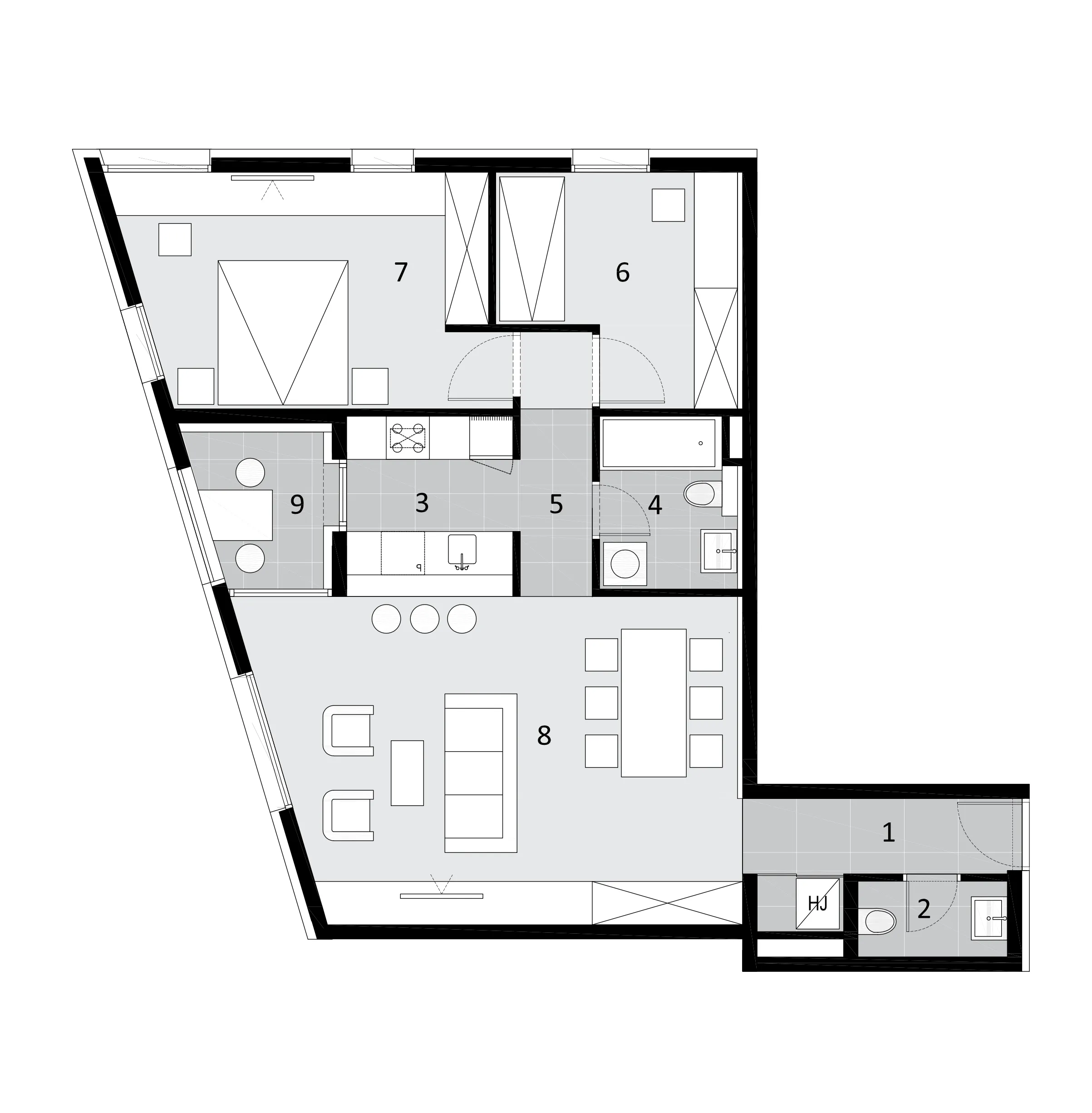 zaprešić, atraktivan trosoban stan u novogradnji, 80 m² - slika 4
