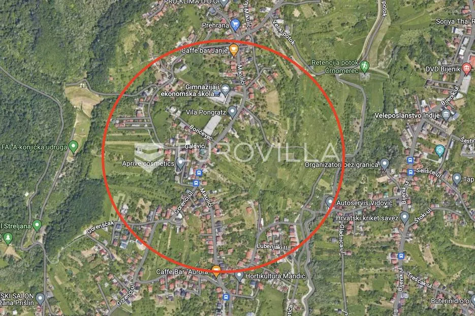 Zagreb, Mikulići, Građevinsko zemljište 1971m2 - Šestine