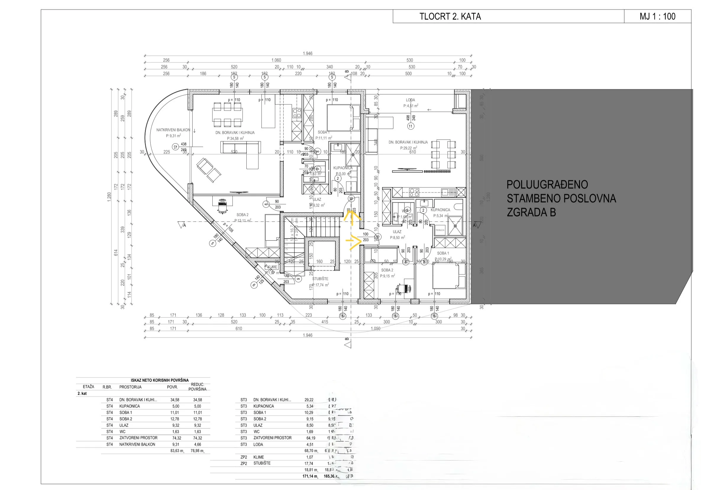 istra, tar, novogradnja, luksuzan dvosobni stan 78,98 m2, s prekrasnim pogledom na more i alpe - slika 22