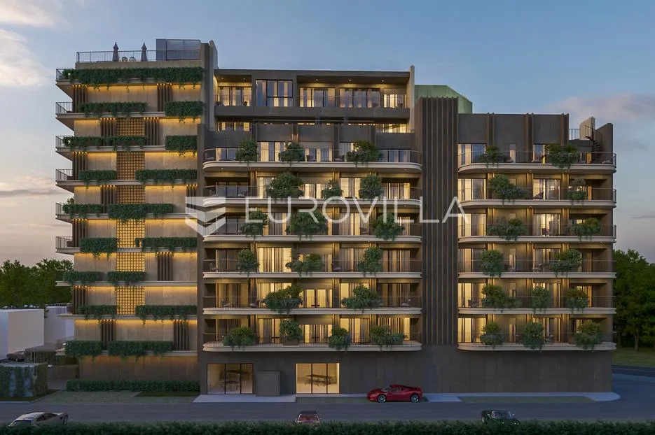 istra, umag — green tower residence, moderan jednosoban stan s terasom na 1. katu - slika 34