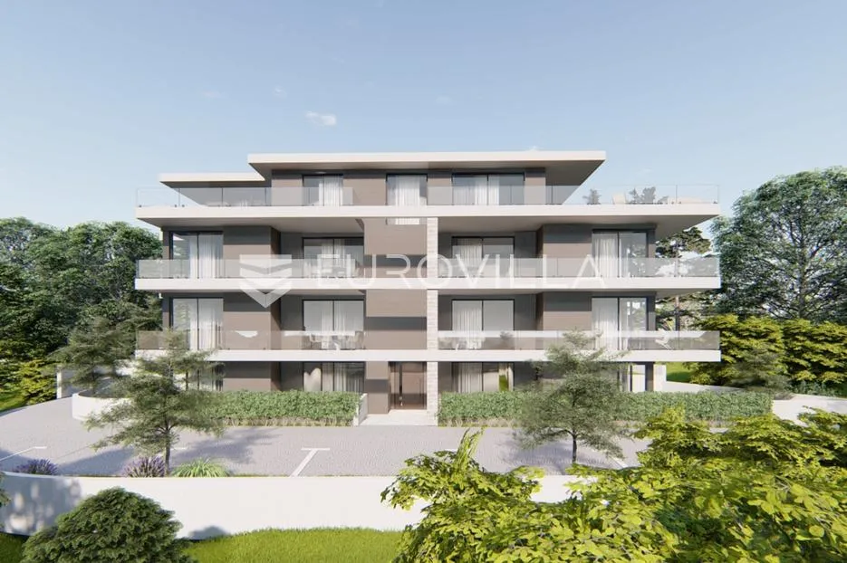 primošten, novogradnja, stan s pogledom na more, drugi red do mora, 86,63 m² - slika 6
