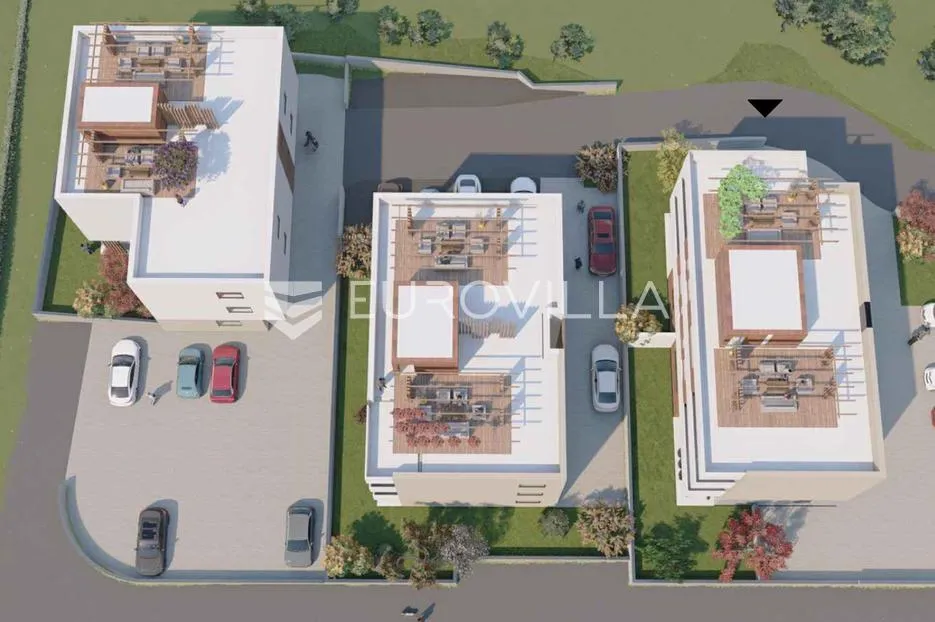 zadar, borik, ekskluzivan penthouse s krovnom terasom, 109,89 m², s6 - slika 9