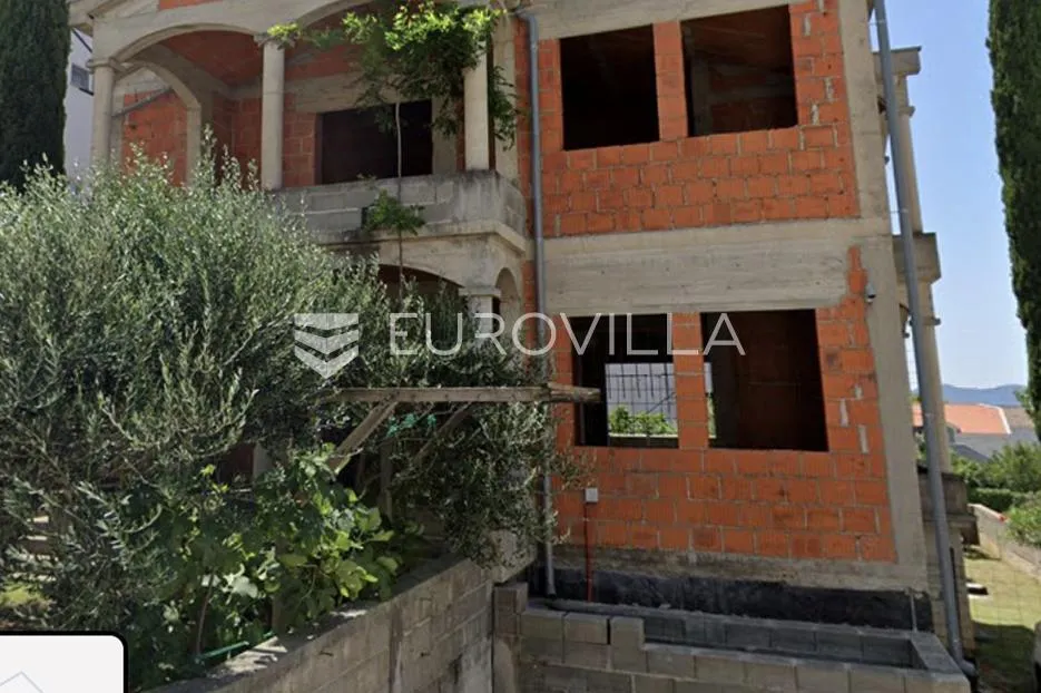 zadar, diklo – kuća u roh-bau fazi s 6 stambenih jedinica i otvorenim pogledom na more - slika 3