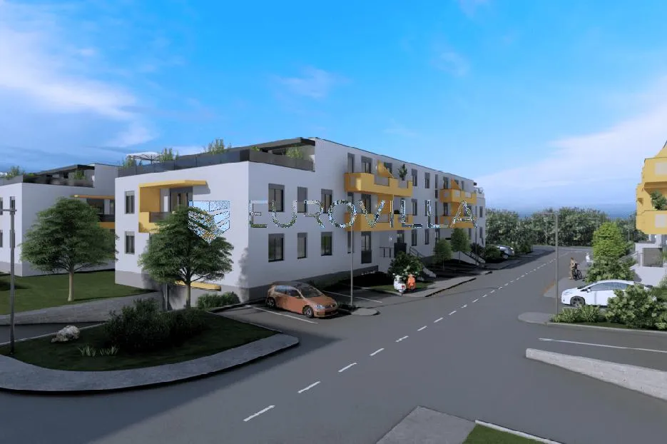 zagreb, odra, trosoban stan s garažnim parkirnim mjestom, neto površine 63.01 m², novogradnja - slika 1