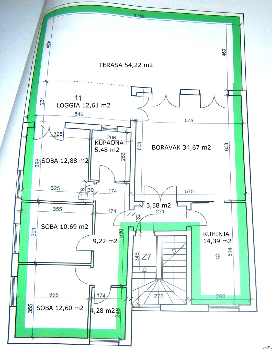 zagreb, maksimir, požarinje, odličan četverosoban penthouse s jacuzzy, saunom i garažom - slika 13