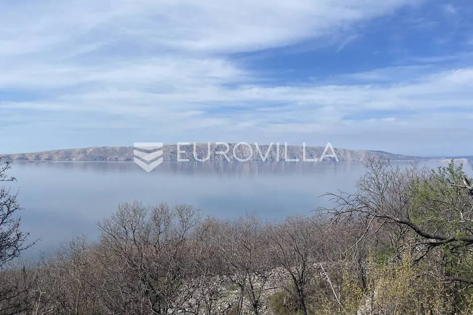 Senj, odlično građevinsko zemljište 1420 m², pogled na more, 300m od mora - Bunica-Biličevica