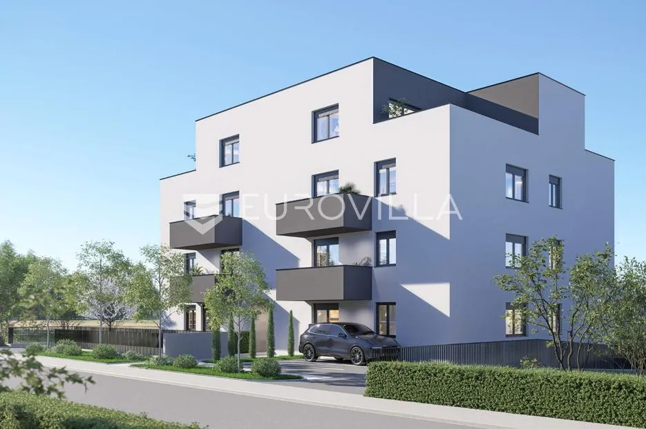 zagreb, botinec, atraktivan trosoban stan s vrtom moderne novogradnje 62 m² - slika 2