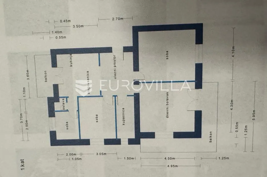 split, firule, trosoban stan površine 96m2, vrhunska lokacija - slika 2