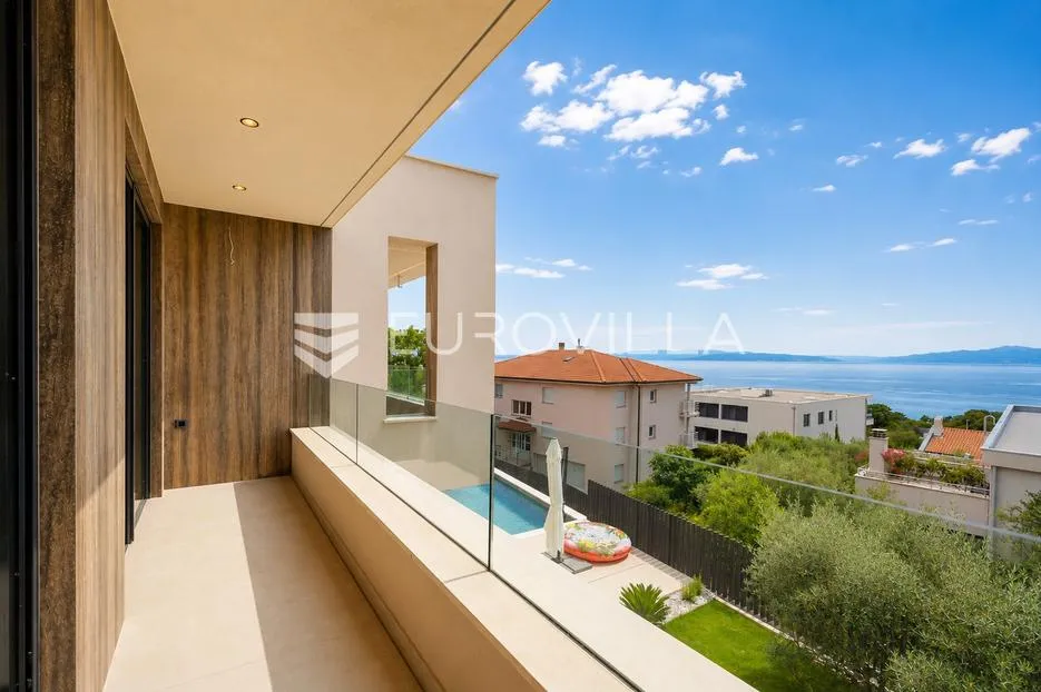 kostrena, rožići, ekskluzivan penthouse 200 m², panoramski pogled na more - slika 20
