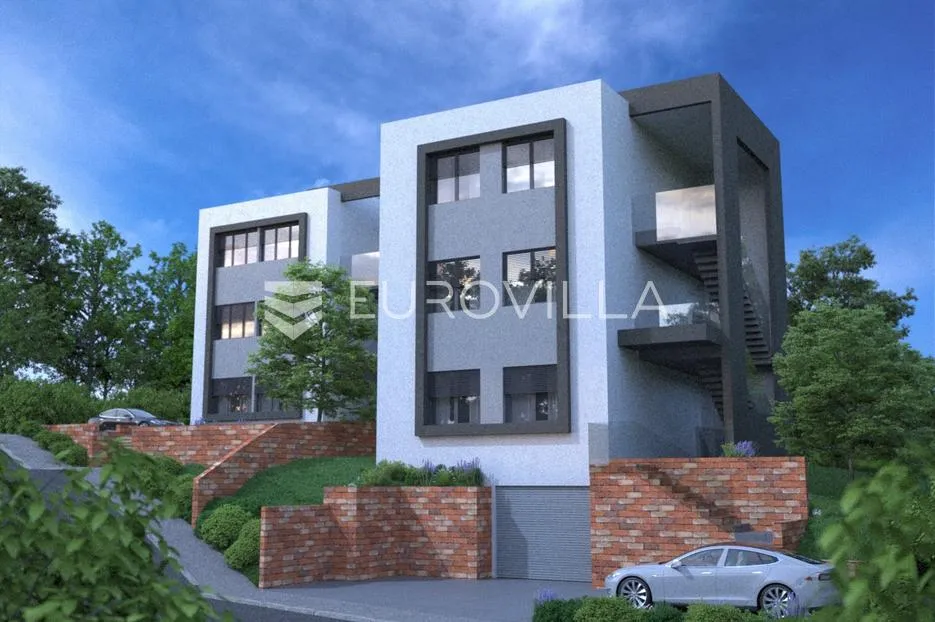 zagreb, maksimir, novogradnja, moderan trosoban penthouse 88,87 m² - slika 1