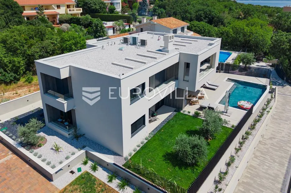kostrena, rožići, ekskluzivan penthouse 200 m², panoramski pogled na more - slika 28