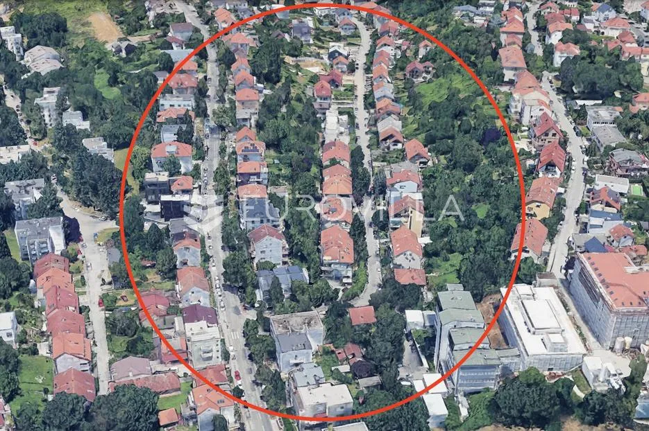 Srebrnjak, Dugi dol, građevinsko zemljište 411 m² za gradnju urbane vile, 310 m² idejni projekt - Zagreb
