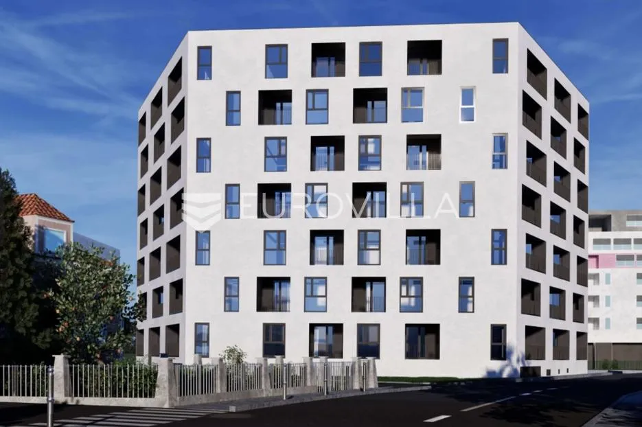 zagreb, vrapče, novogradnja, dvosoban stan na trećem katu s loggiom, 74,59 m² - slika 2