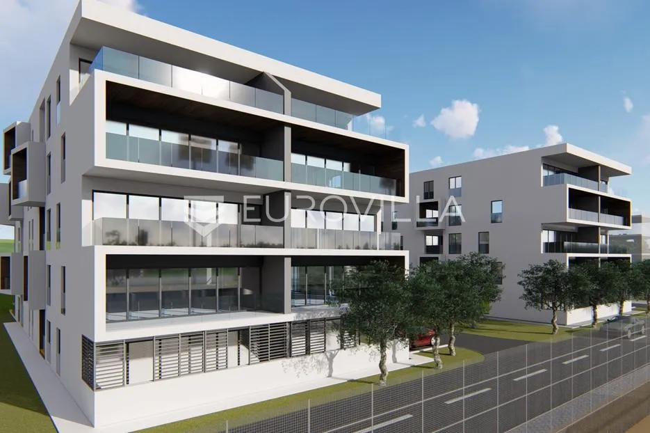 Pula, Veli Vrh, moderni dvosobni stan u novogradnji s liftom, 1. kat, 62 m²