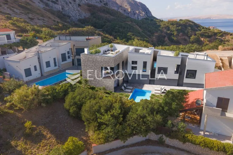 Pag, Bošana, NOVOGRADNJA, luksuzna villa na jedinstvenoj lokaciji - Bošana, Pag