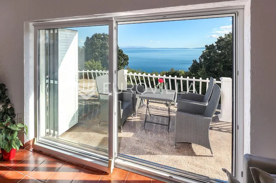 opatija, bregi, predivna obiteljska vila, panoramski pogled na more - slika 29