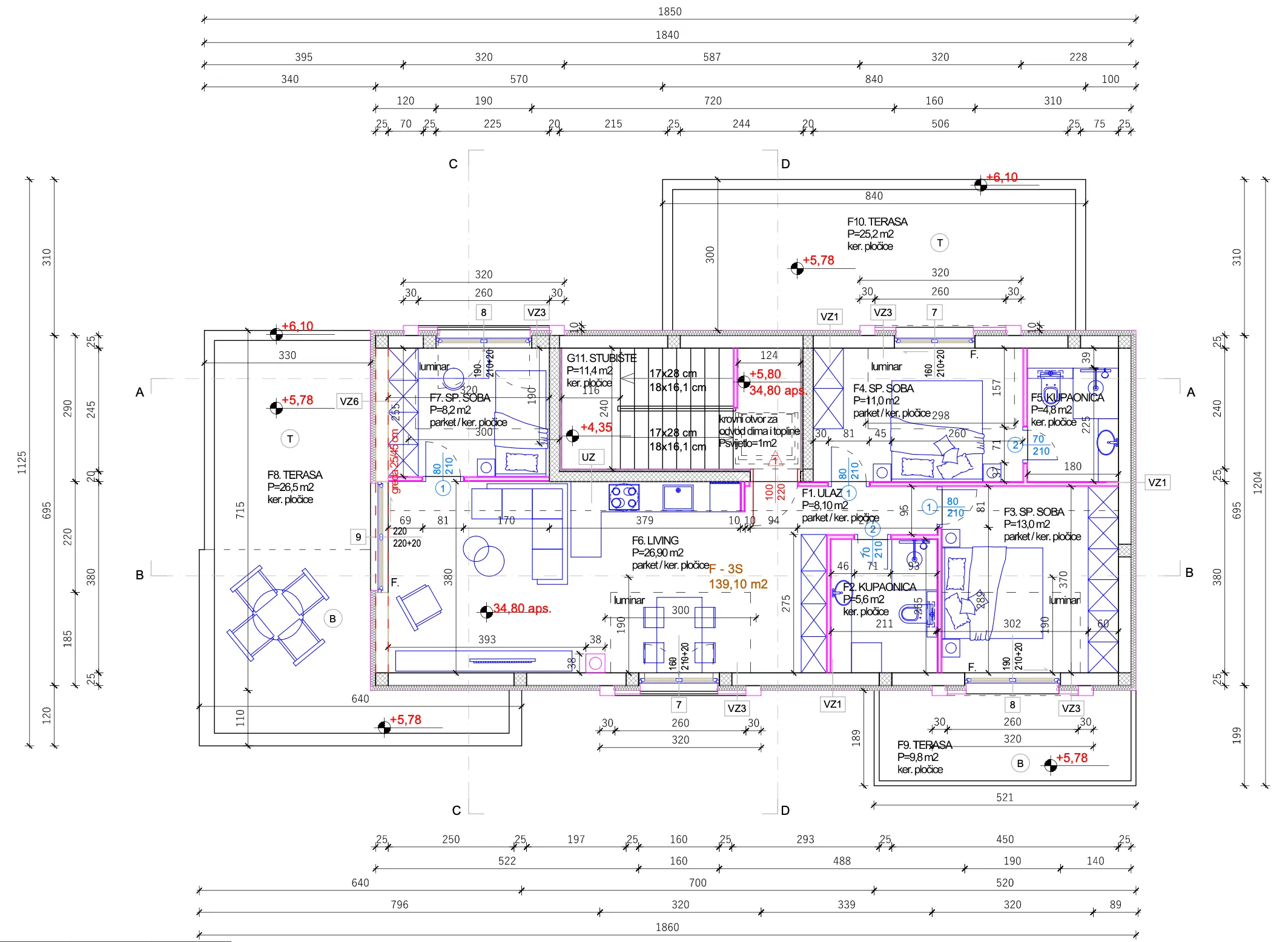 ražanj, stivašnica, novogradnja, luksuzan trosoban stan 99,95 m² - slika 22