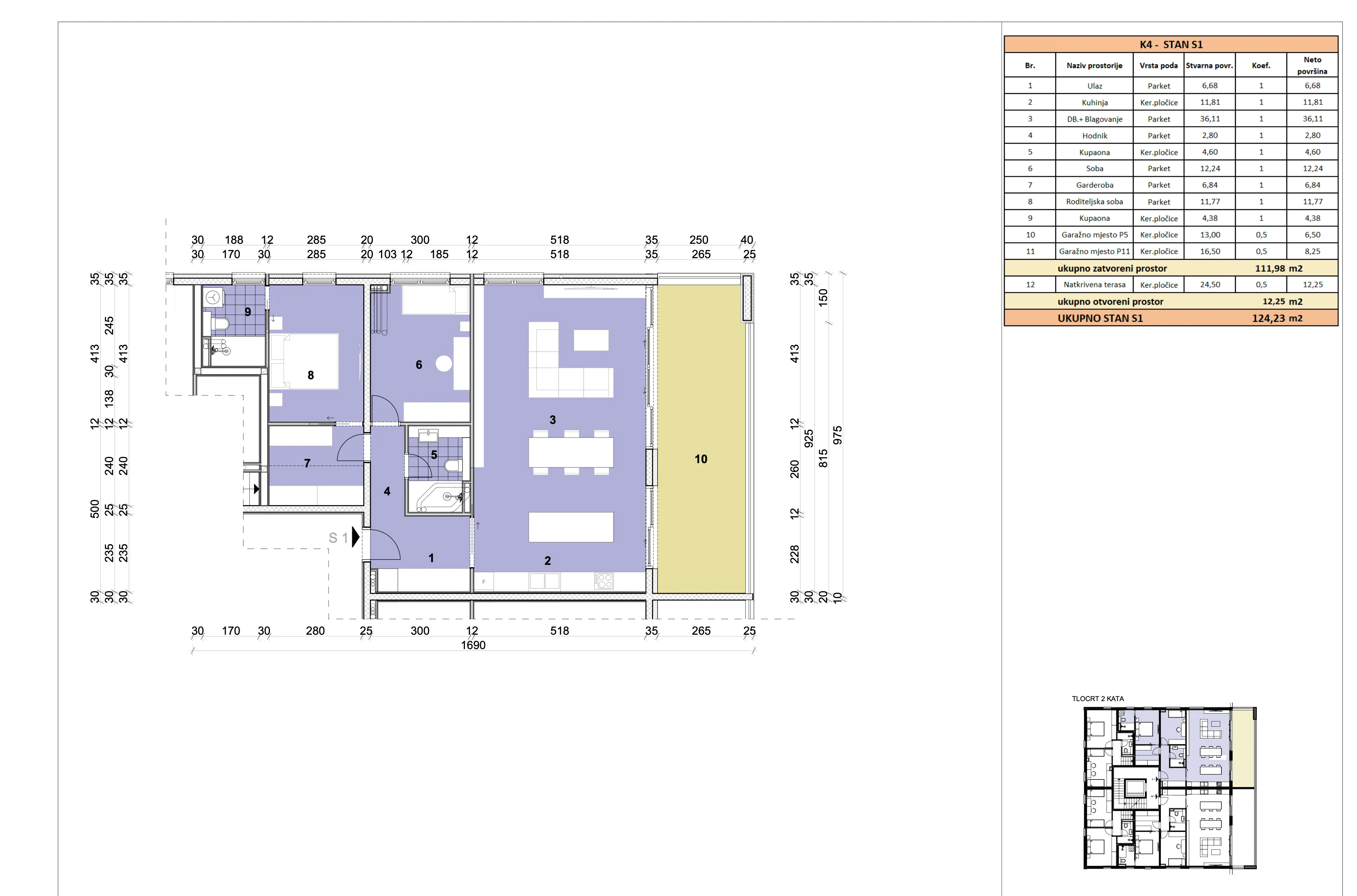 opatija, trosoban stan s 2 garažna mjesta, nkp 124 m2 novogradnja - slika 35