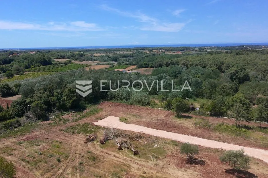Istra, Brtonigla, Građevinsko zemljište 691 m², idealno za luksuznu vilu s bazenom