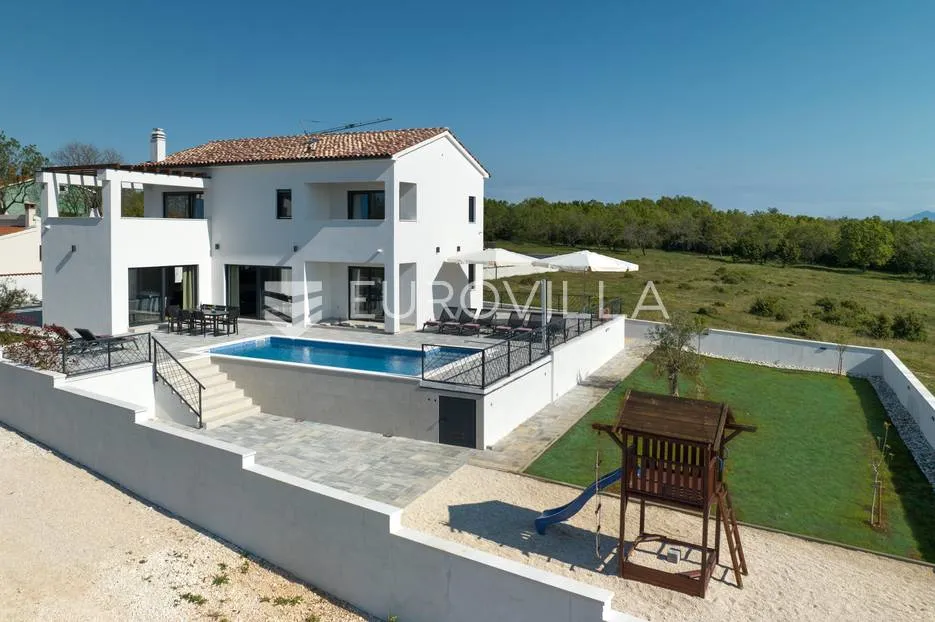 istra, krnica, moderna samostojeća kuća s bazenom i pogledom na more, 200 m² - slika 4