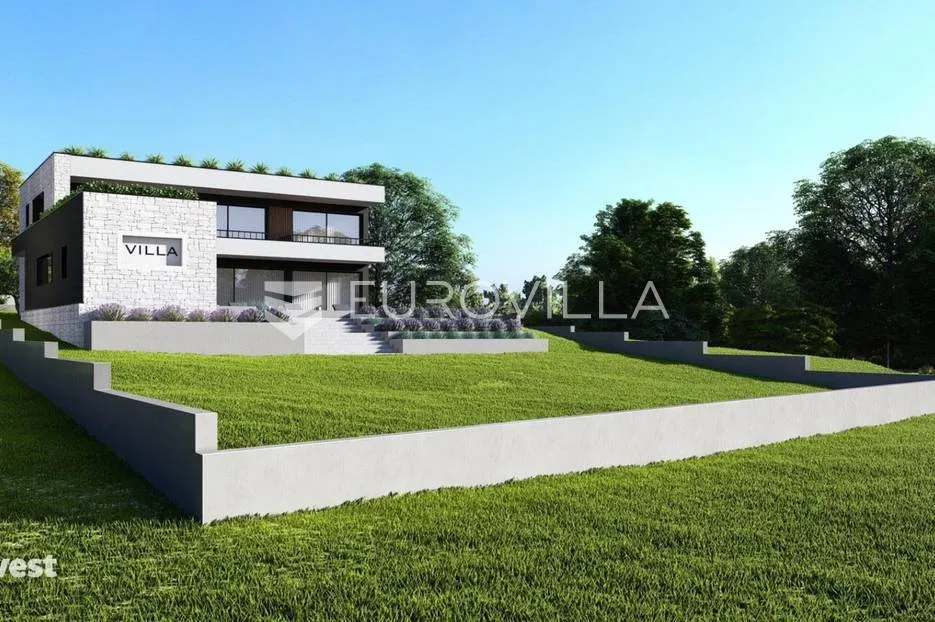 istra, kaštelir, labinci, jedinstvena vila s panoramskim pogledom na more - slika 24