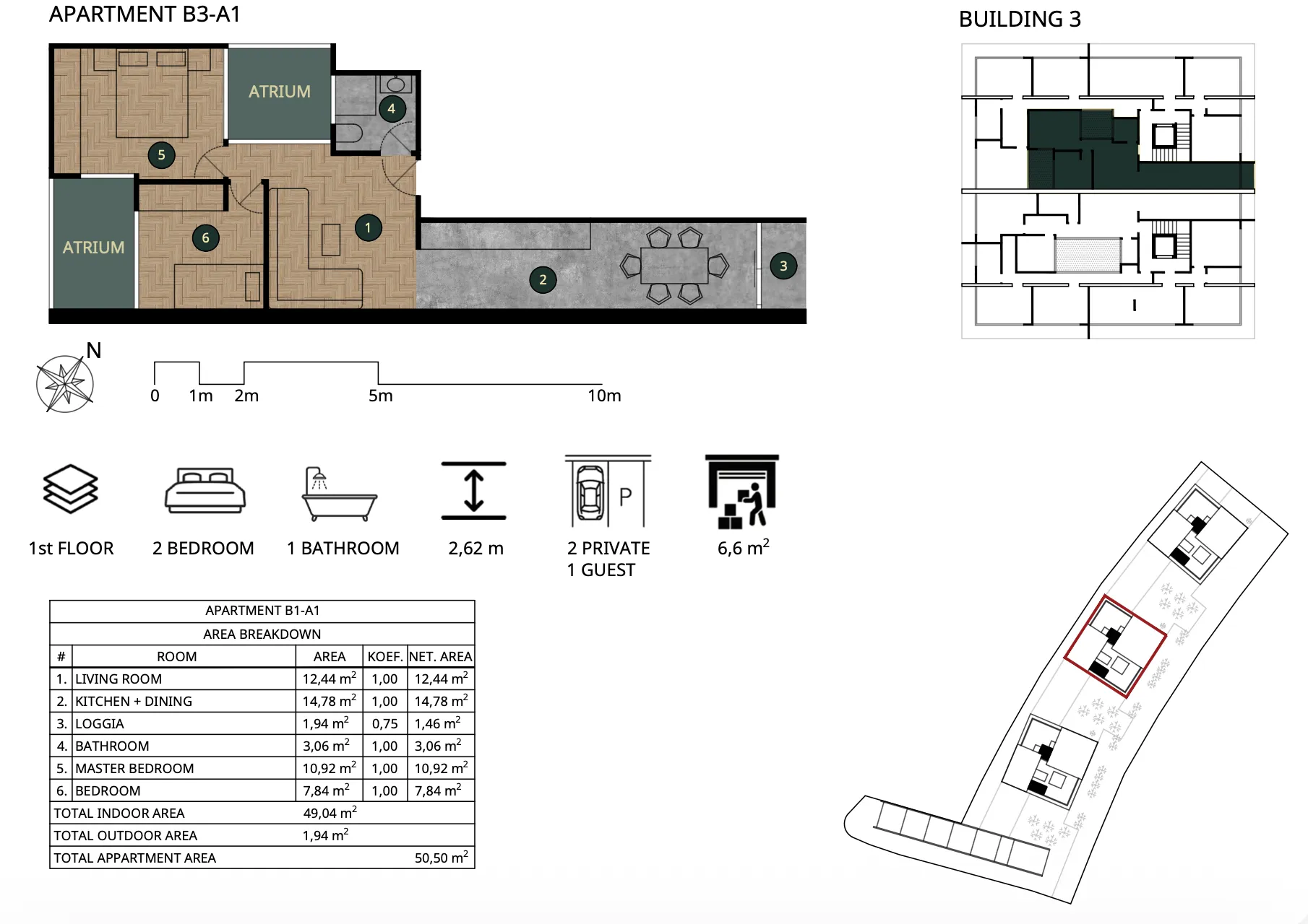 sveta nedelja meridian one, trosoban stan 50 m² - slika 28